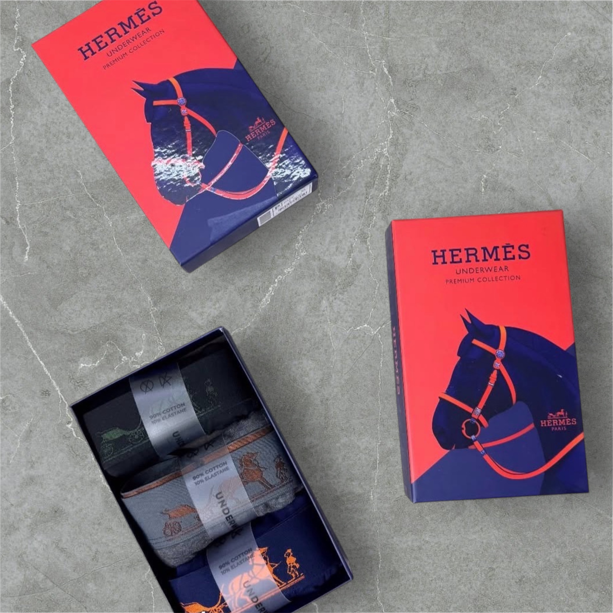 شورت مردانه باکسر hermes